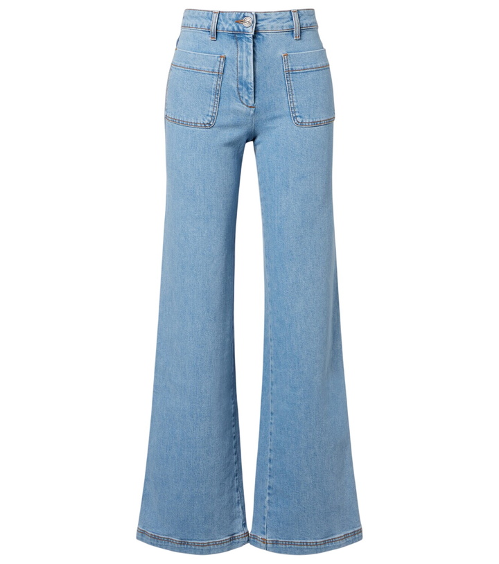 Photo: Etro Pegaso wide-leg jeans