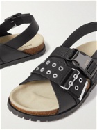 A.P.C. - Sacai Jules Leather Sandals - Black - EU 42