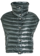 Herno Quilted Glossed Shell Gilet Blue