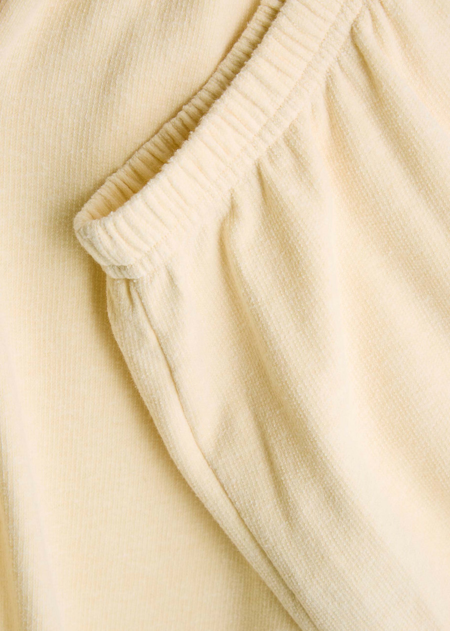 American Vintage Ofybow Cotton-blend Trousers Cream