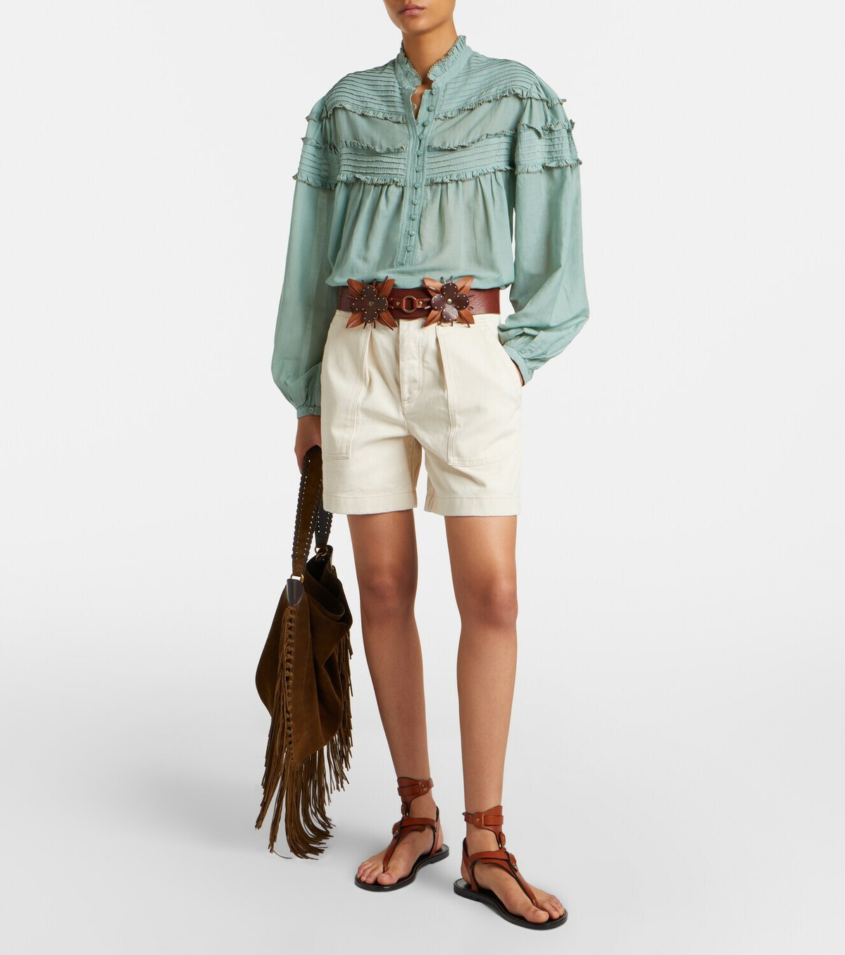 Marant Etoile Eveja cotton shorts