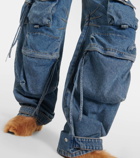 The Attico Fern cargo jeans