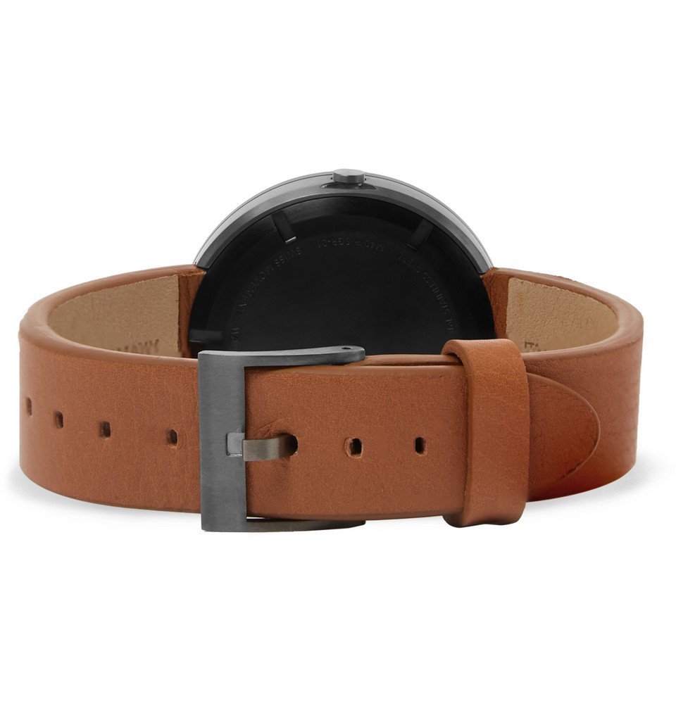 UNIFORM WARES M40 Chronograph 腕時計 Uniform Wares - M40 PreciDrive Stainless Steel and Leather