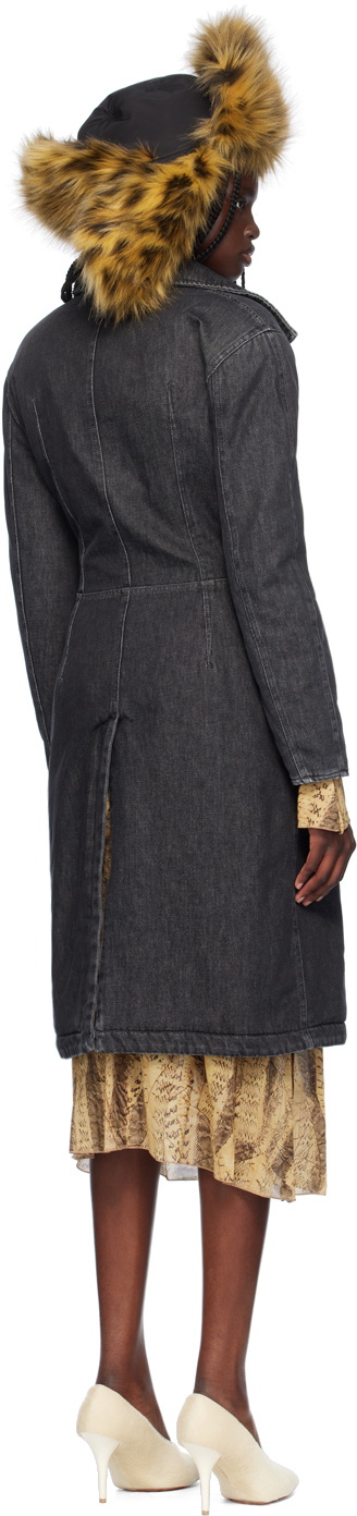 KNWLS Black Alice Denim Coat