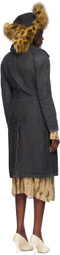 KNWLS Black Alice Denim Coat