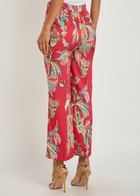 Etro Printed Flared-leg Satin Trousers Multicoloured