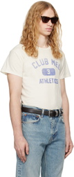 Re/Done White 'Club Mel' Tubular T-shirt
