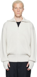 Rier White Utility Cardigan