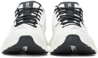 On White & Black Cloud X Sneakers