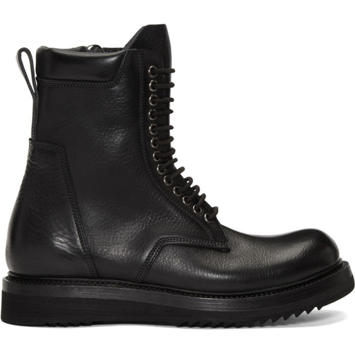 Photo: Rick Owens Black Low Army Classic Creeper Boots 