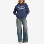 New Balance Athletics Relaxed League Hoodie in Nb Navy
