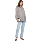 TOTEME Blue Twisted Seam Full Length Jeans