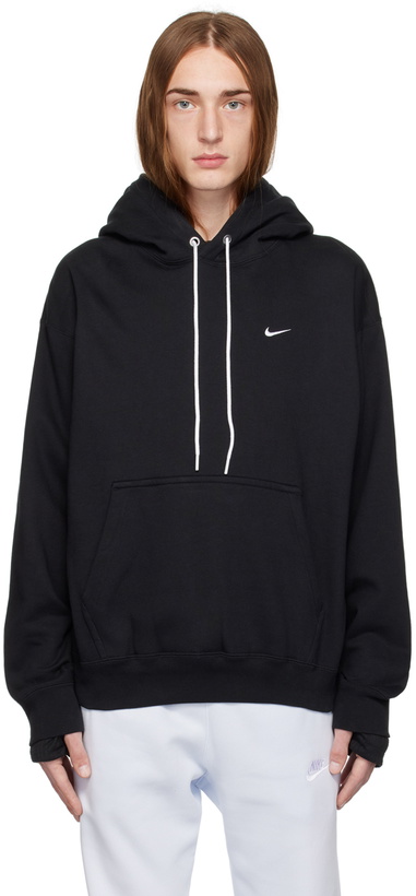 Photo: Nike Black Solo Swoosh Hoodie