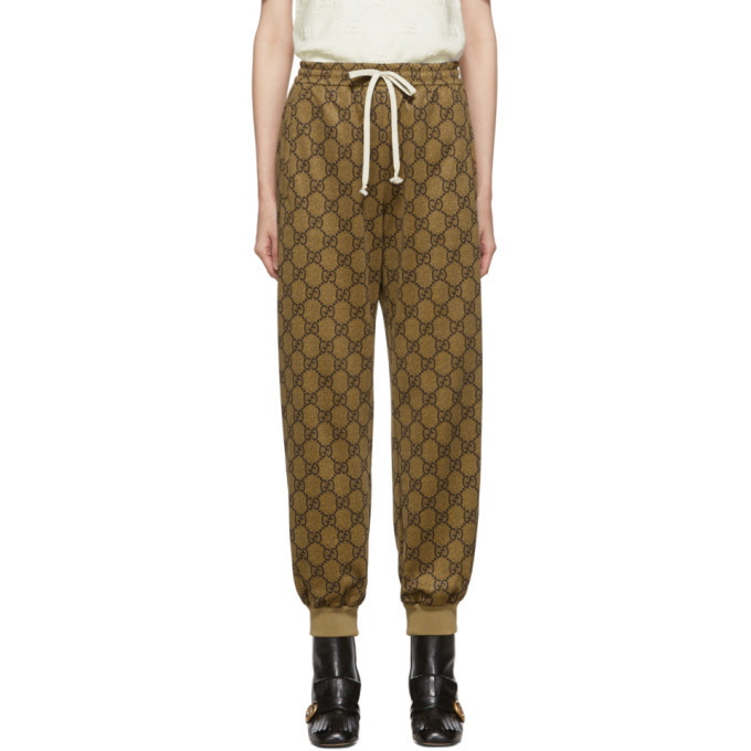 Gucci - GG Supreme Linen-Blend Shorts - Mens - Camel