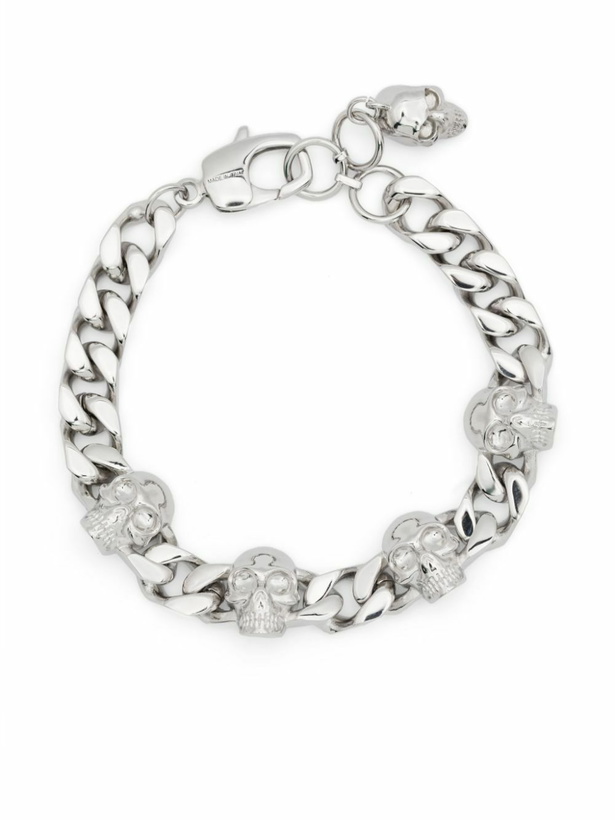 Photo: Alexander McQueen Silver Skull Bracelet