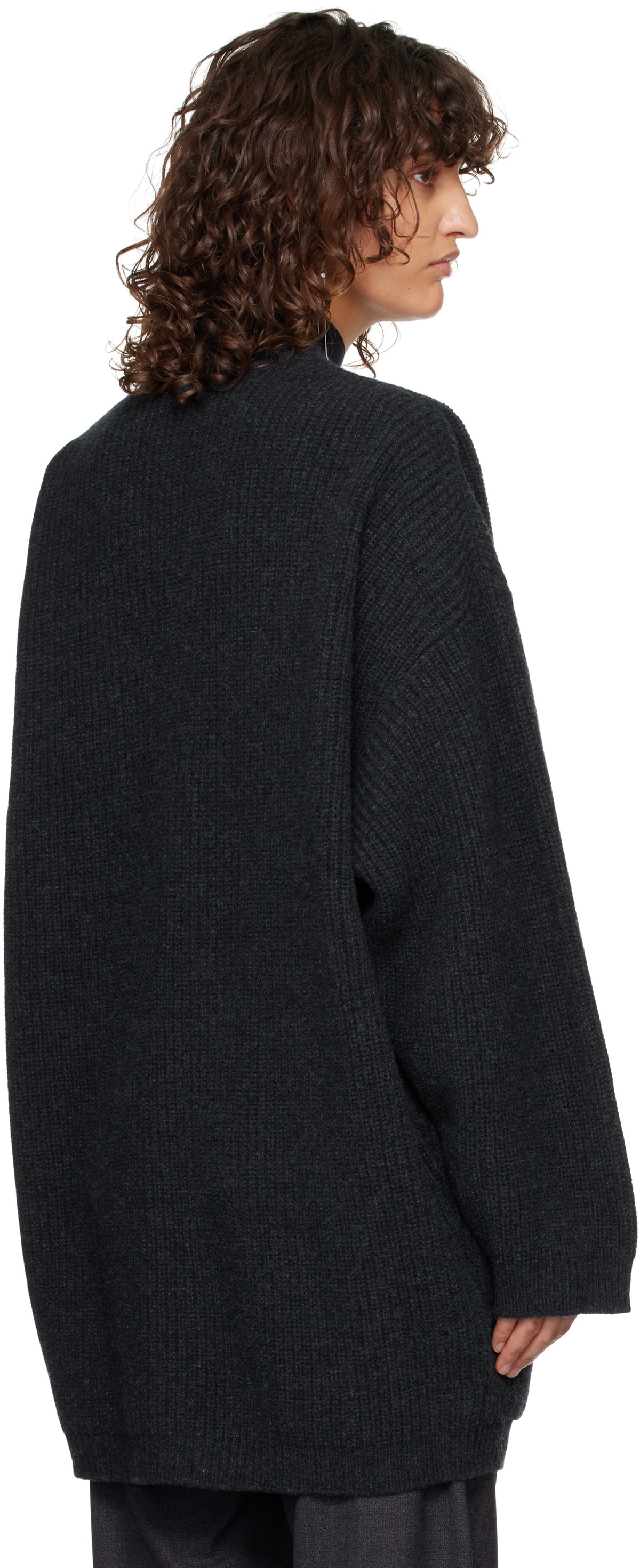 LEMAIRE ルメール FELTED CARDI COAT カーディガン LEMAIRE Navy Felted Cardi Coat Lemaire
