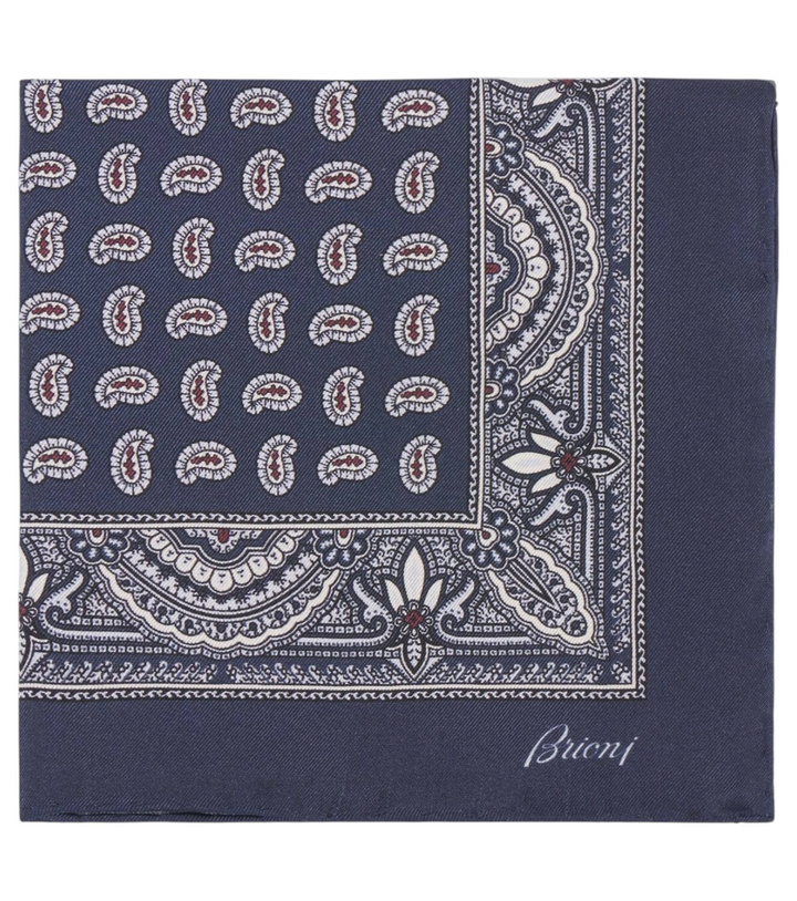Photo: Brioni Silk pocket square