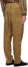 UMA WANG Beige Perch Pants