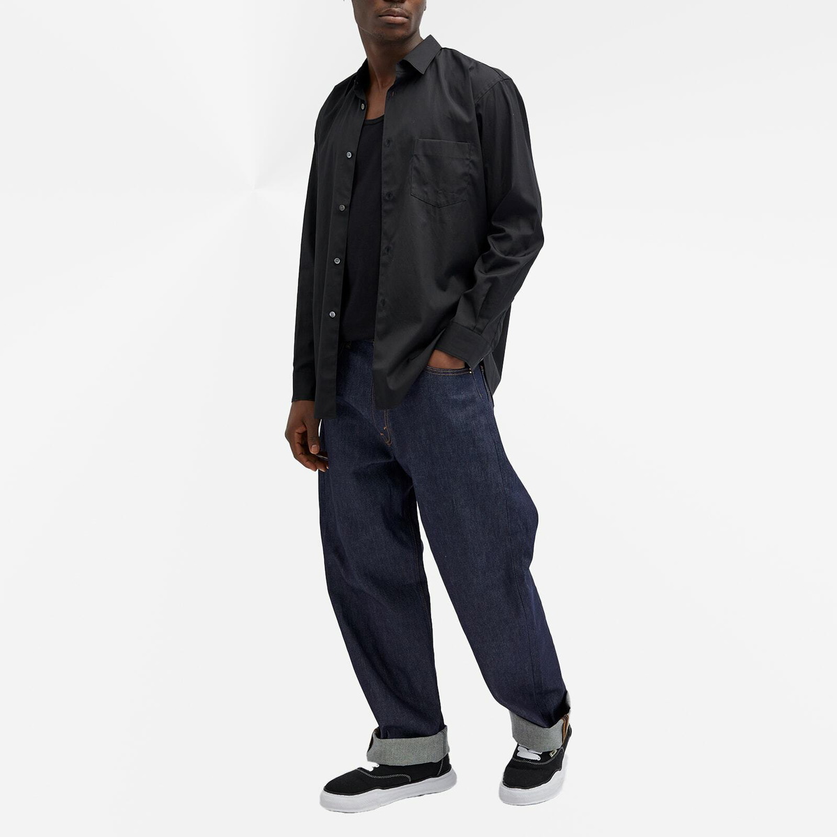Comme des Garçons SHIRT Men's x Sunspel Vest in Black Comme