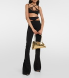 The Attico Crossed straps bra