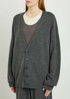 Extreme Cashmere N°459 Jonah V-neck Cashmere-blend Cardigan - Dark Grey - One Size