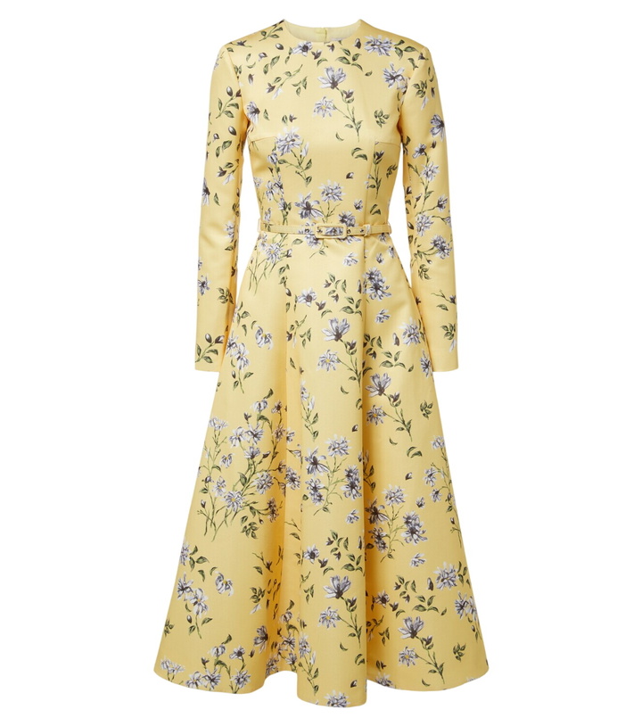 Photo: Emilia Wickstead Capucine floral midi dress
