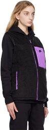 Nike Black & Purple Winter Reversible Vest