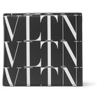 Valentino - Valentino Garavani Logo-Print Leather Wallet - Black