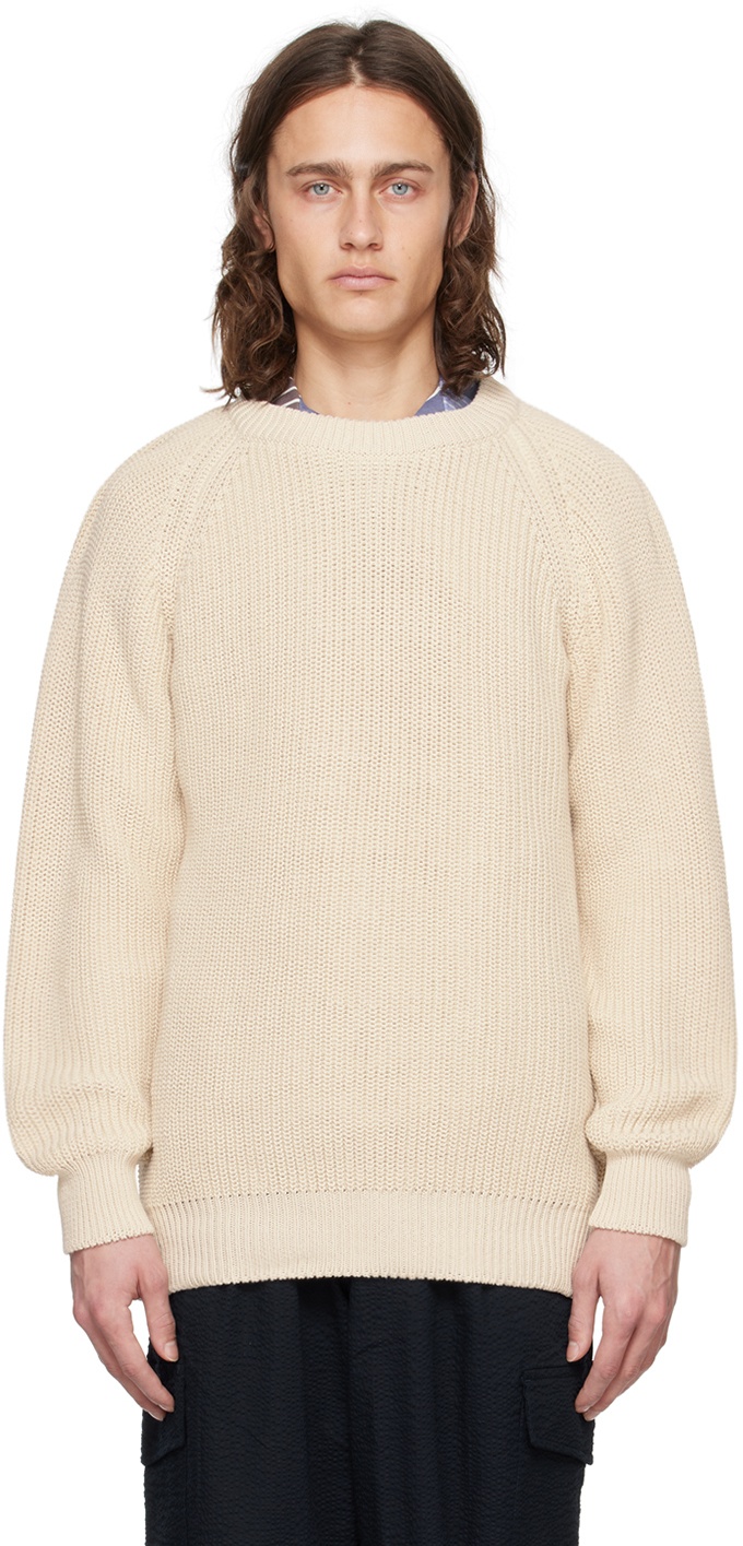 Photo: Howlin' Off-White Easy Knit Sweater
