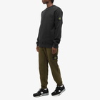 Stone Island Men's Garment Dyed Crew Sweat in Black