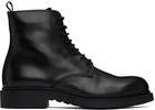 Officine Creative Black Engineer 005 Boots