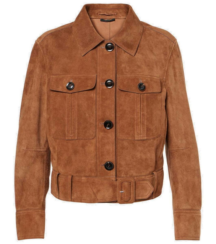 Photo: Tom Ford Cropped suede jacket