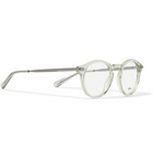 Brioni - Round-Frame Acetate and Silver-Tone Optical Glasses - Neutrals