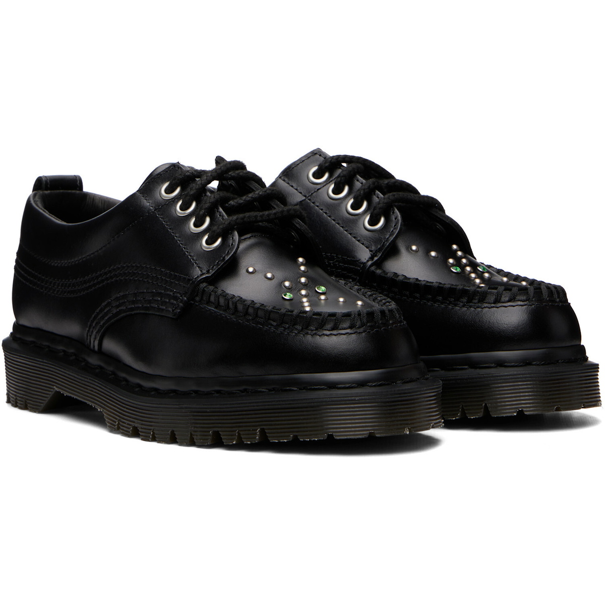 Dr. Martens Black Lowell Stud Derbys