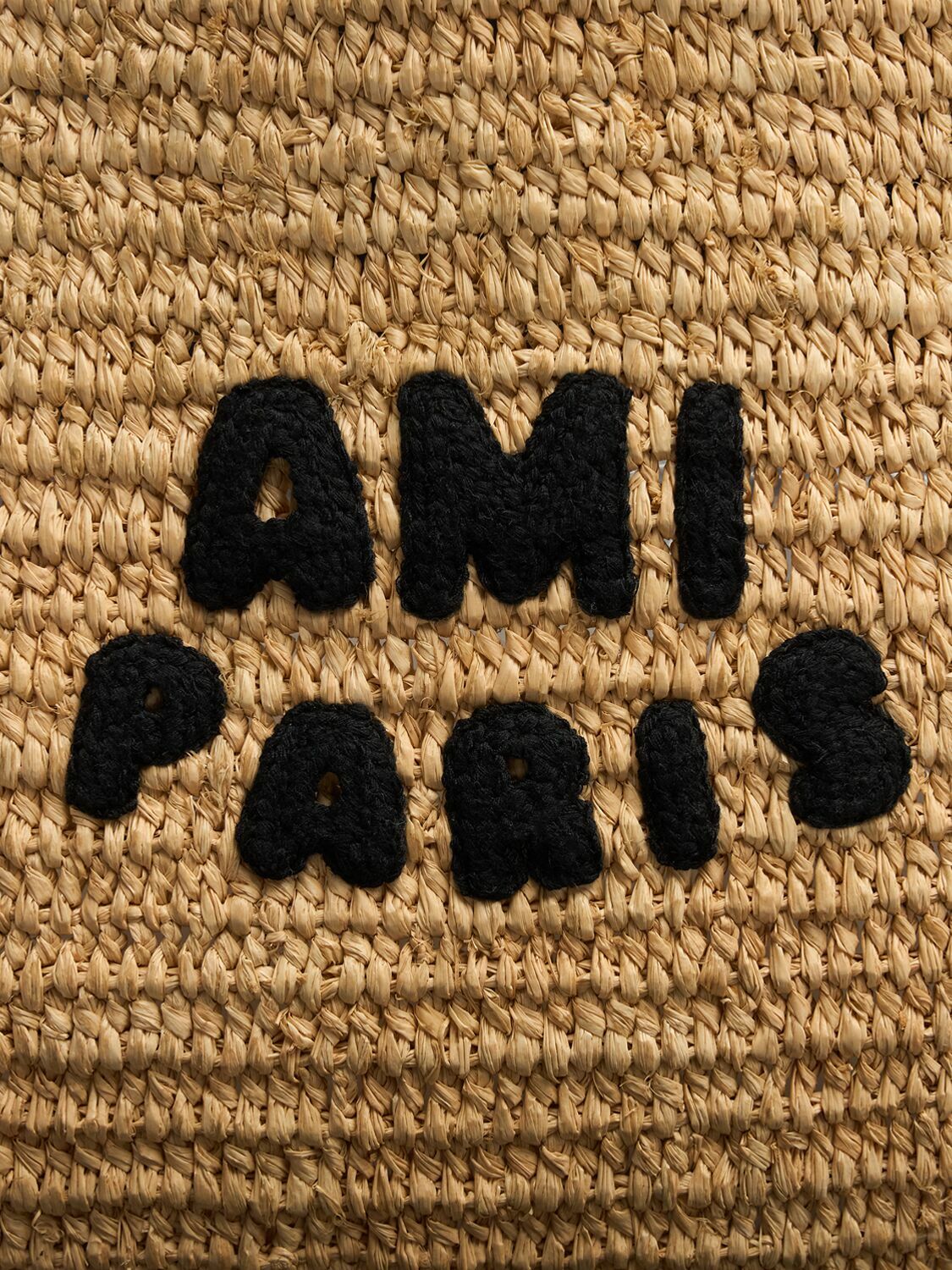 AMI PARIS Ami Paris Raffia Tote Bag
