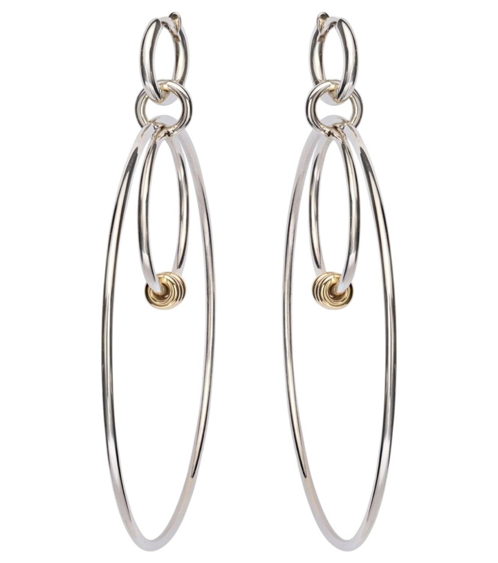 Photo: Spinelli Kilcollin Echo sterling silver and 18kt gold hoop earrings
