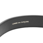 Comme des Garçons Men's Classic Leather Belt in Black
