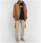 Fear of God - Slim-Fit Belted Panelled Cotton-Canvas and Nylon Trousers - Neutrals