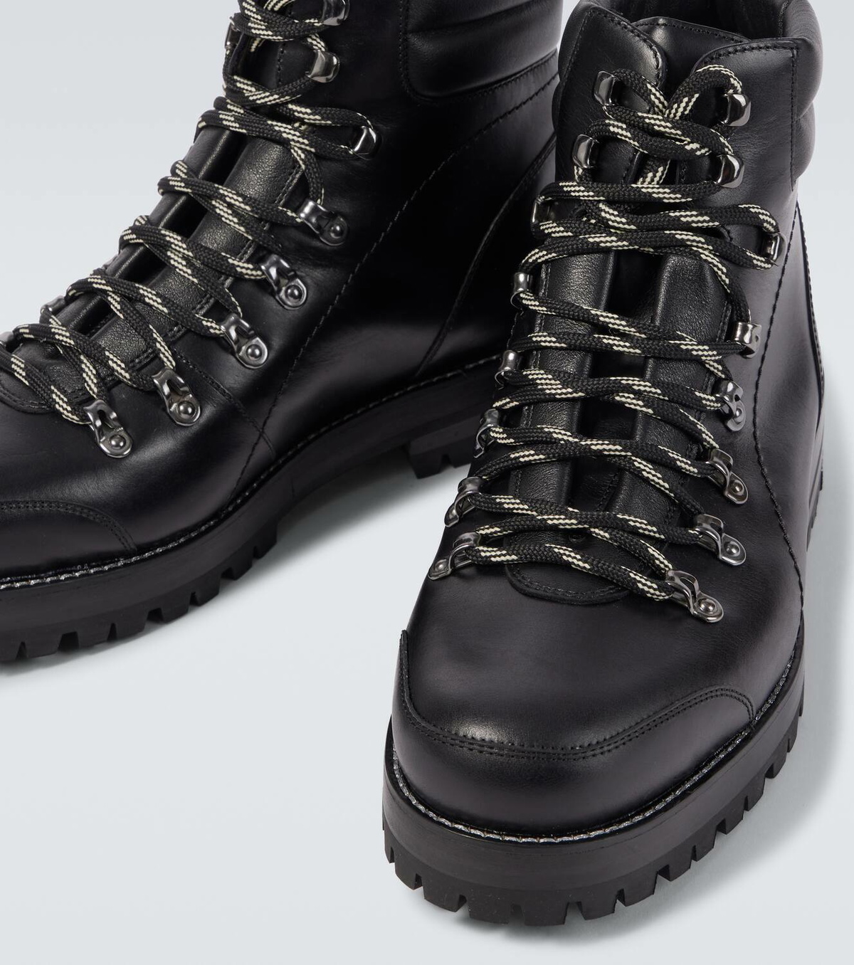 Manolo Blahnik Janka leather lace-up boots