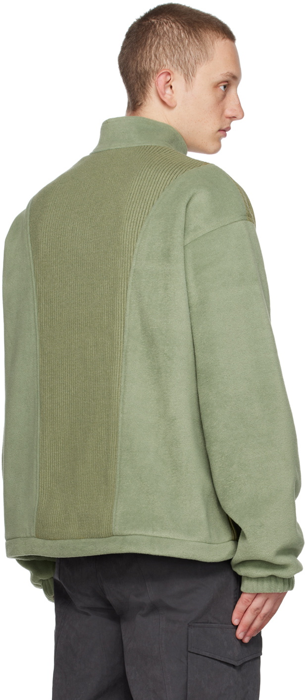 HGBB STUDIO Green Tundra Sweater
