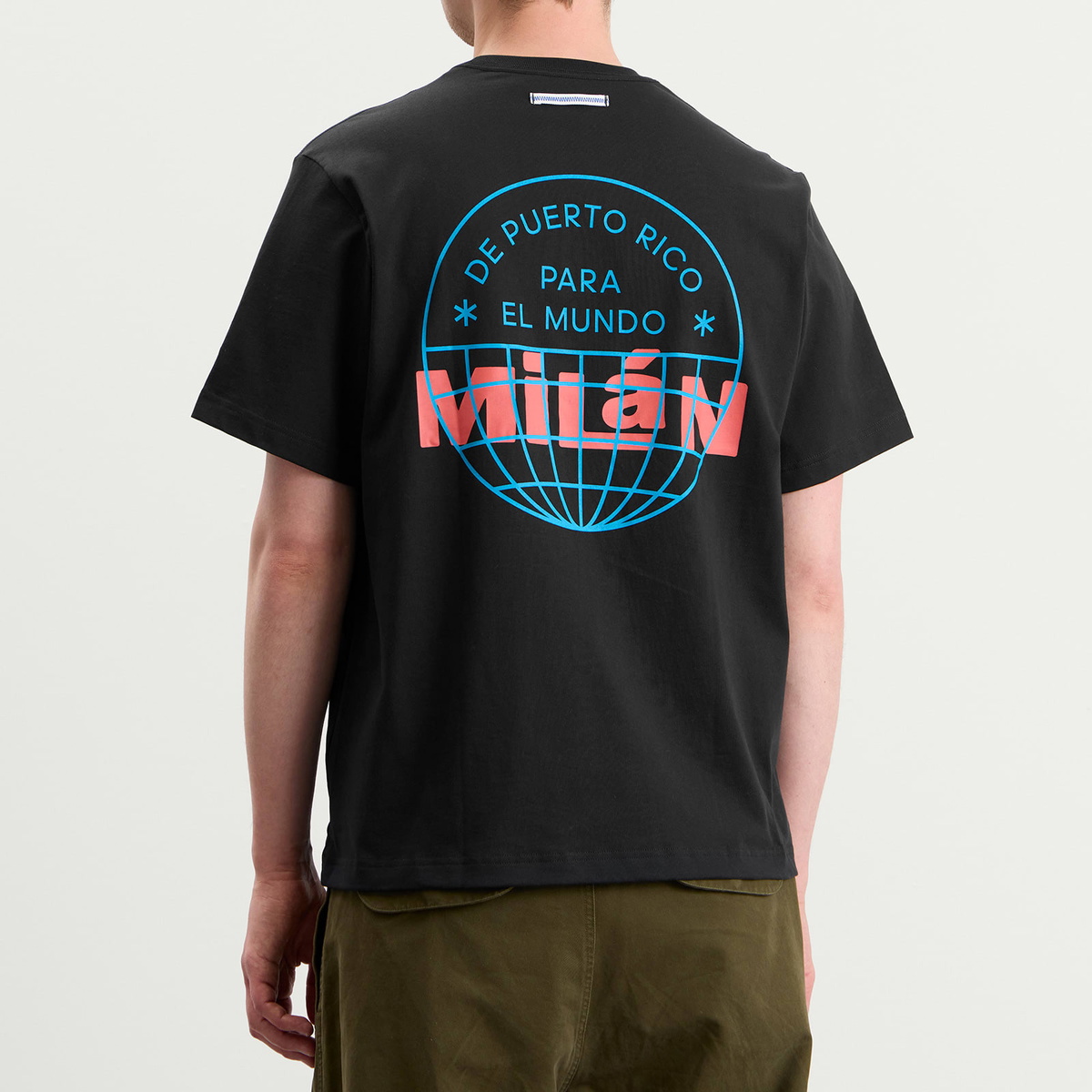 Adidas Men's x Bad Bunny Milan Tour Merch T-Shirt in Black