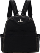Vivienne Westwood Black George Medium Backpack