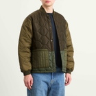 Barbour Men's Heritage + Cording Quilted Jacket in Army Green