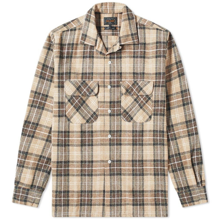 Photo: Beams Plus Open Jazz Nep Check Shirt