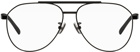 Bottega Veneta Black Aviator Glasses