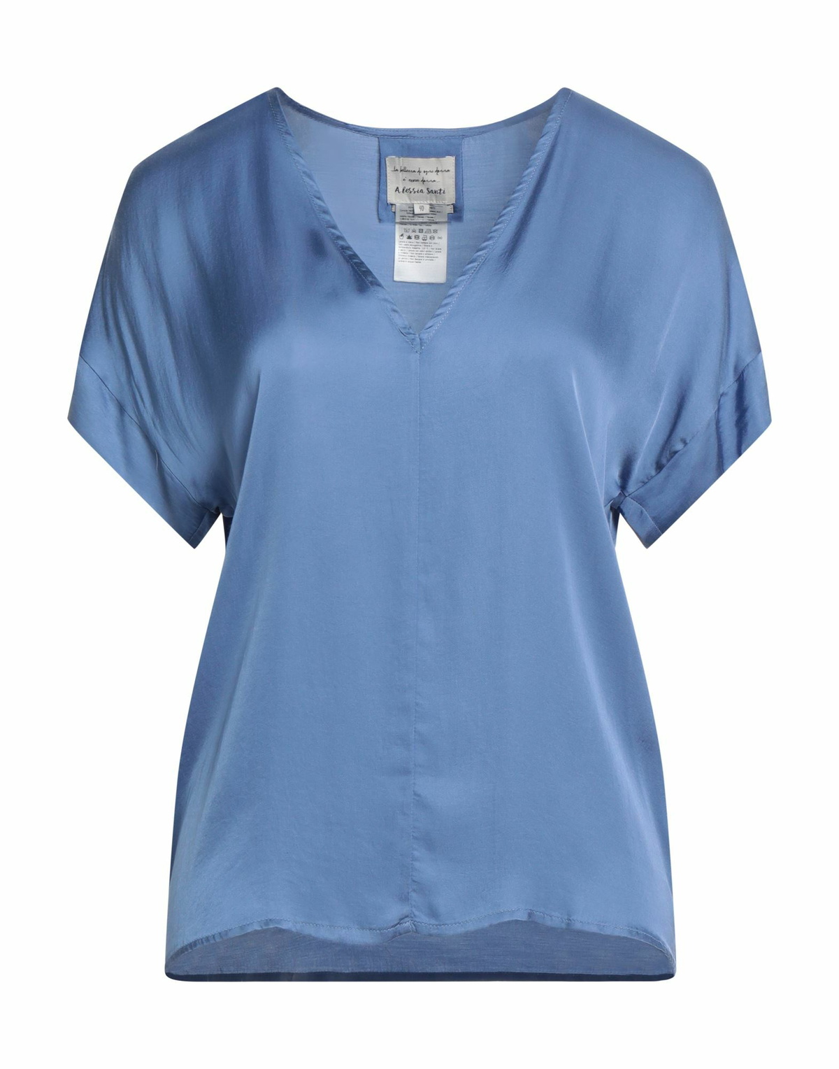 Alessia Santi Womens Top Slate in Blue