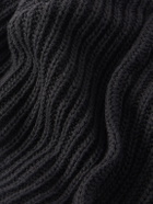 424 - Logo-Appliquéd Ribbed Cotton Beanie