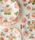 Cabana Blossom ceramic soup plate