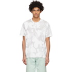 Dolce and Gabbana White Camo Fabric Patch T-Shirt