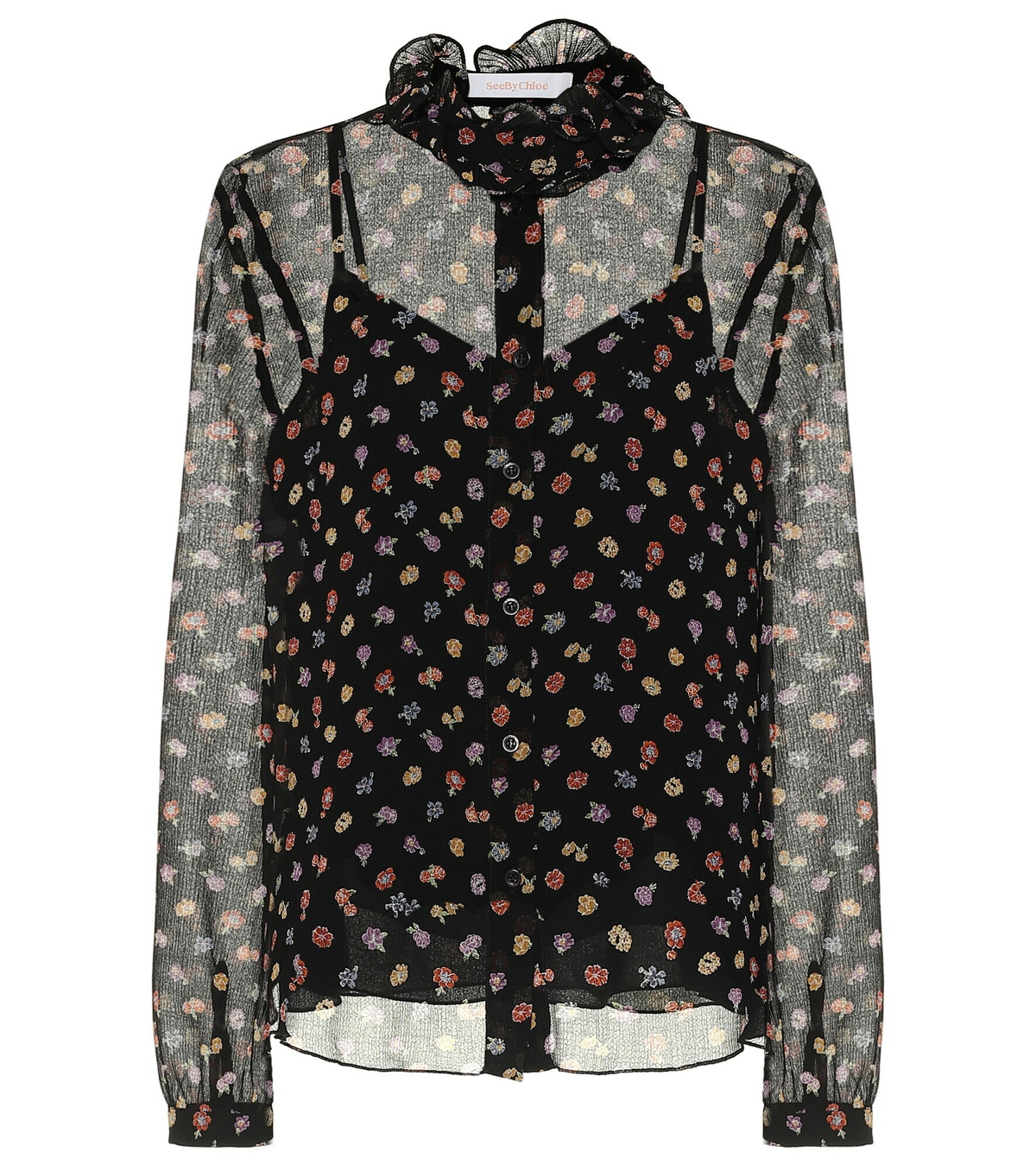 See By Chloe - Floral georgette blouse See by Chloe